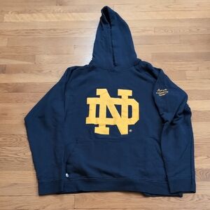 johnnie-O Navy and Gold Hoodie Notre Dame: Play Like A Champion very soft